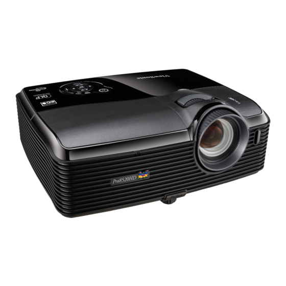 ViewSonic Pro8520HD Guia Del Usuario