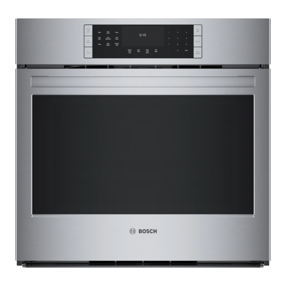 Bosch 800 Serie Manual De Uso Y Cuidado