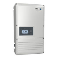 Kaco blueplanet 20.0 TL3 Manual Del Usuario