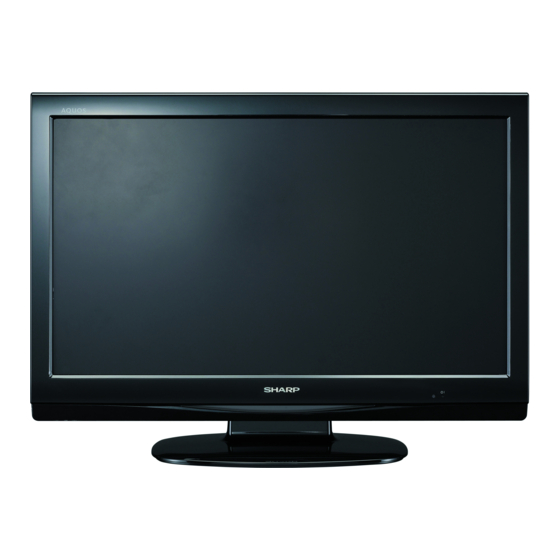 Sharp Aquos LC-32D44E Manual De Manejo