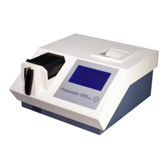 Riele Photometer 5010 V5+ Instrucciones De Operación