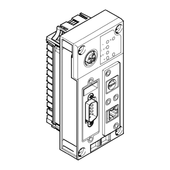 Festo CPX Serie Instrucciones Para El Usuario
