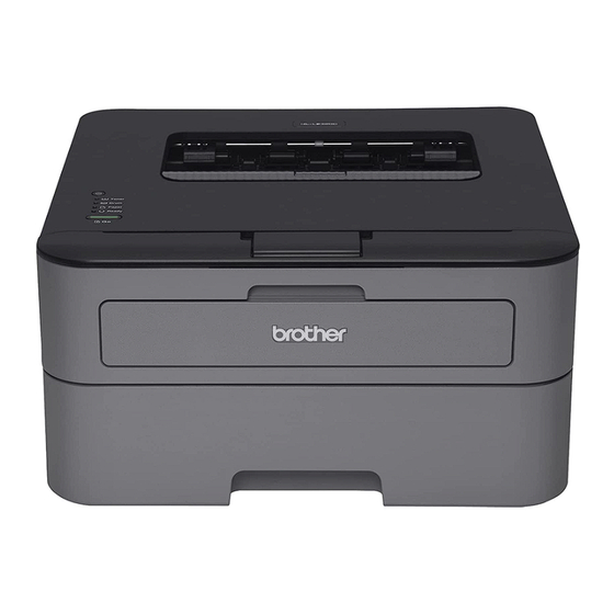 Brother HL-2000 Serie Manual Del Usuario