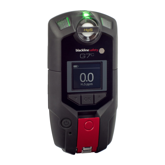 Blackline safety G7 Manual Técnico Del Usuario
