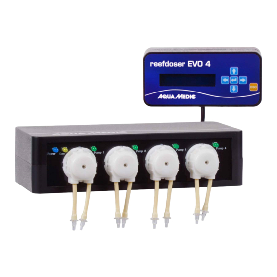 Aqua Medic reefdoser EVO 4 Manual Del Usuario