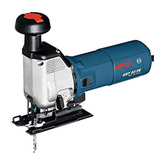 Bosch GST 85 P PROFESSIONAL Instrucciones De Servicio