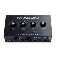 M-Audio M-Track duo Guia Del Usuario