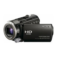 Sony HDR-CX690E Manual De Instrucciones