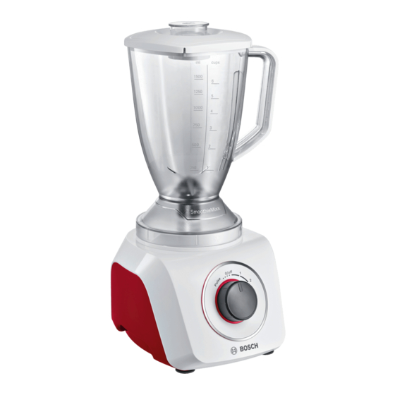 Bosch SmoothieMixx MMB21P0 Instrucciones De Uso