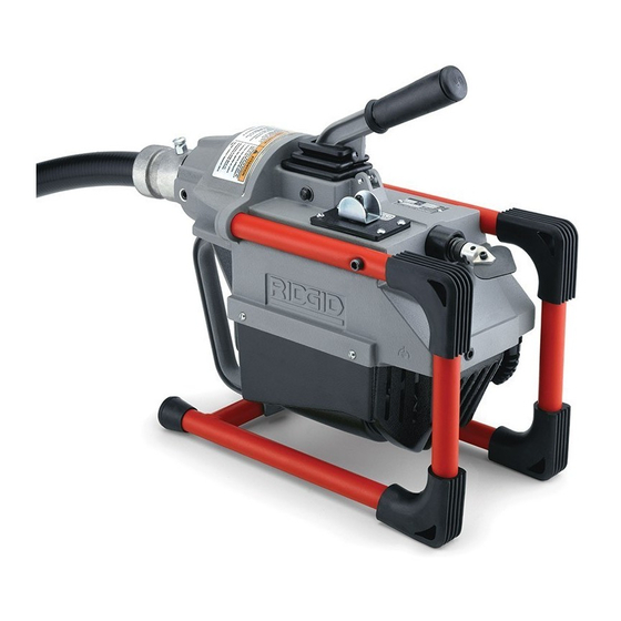 RIDGID K-60SP Manual De Instrucciones