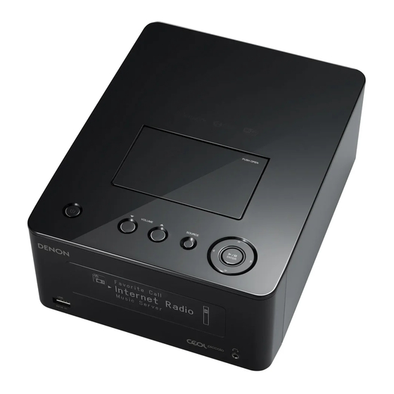 Denon CEOL piccolo DRA-N5 Manual Del Usuario
