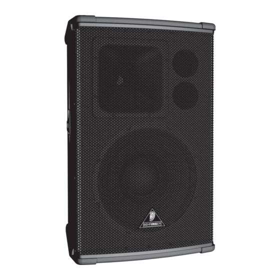 Behringer EUROLIVE B1520DSP Manual De Uso