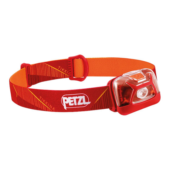 Petzl TIKKINA Manual De Instrucciones