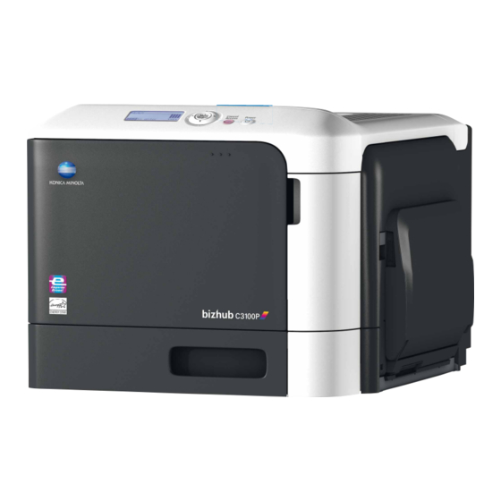 Konica Minolta Bizhub C3100P Guia De Inicio Rapido