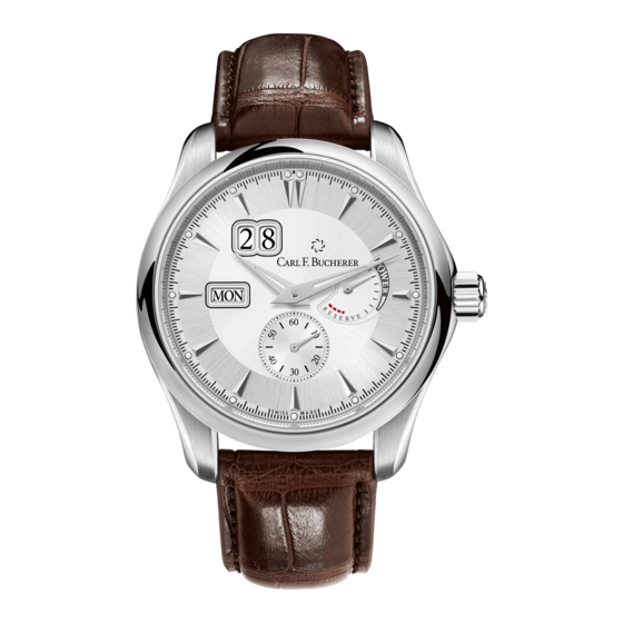 Carl F. Bucherer MANERO POWERRESERVE Manual De Instrucciones