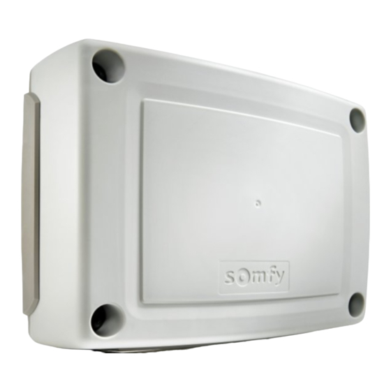 SOMFY Control Box 3S io Manual De Instalación