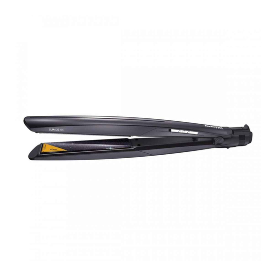 BaByliss PARIS ST325E Manual De Instrucciones