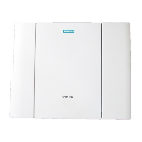 Siemens HiPath 1100 Manual De Programación