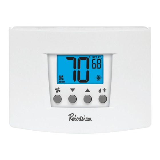 Robertshaw RS4000 Serie Comienzo Rápido