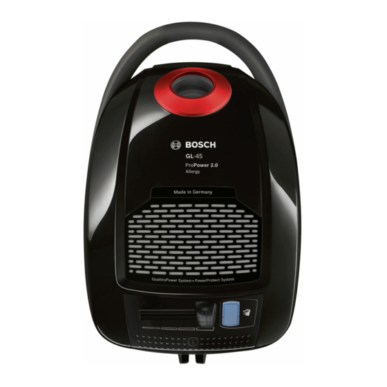 Bosch BGL45 Serie Instrucciones De Uso