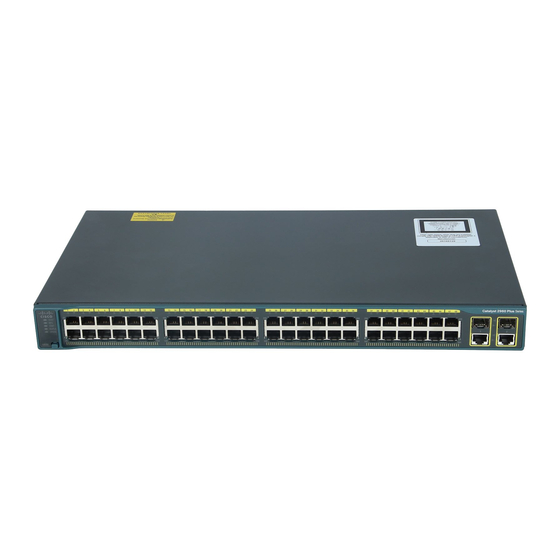 Cisco Systems Catalyst 2960 Serie Manuales