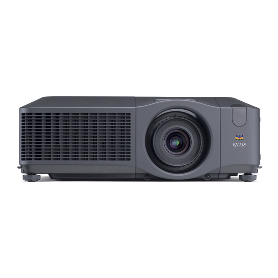 ViewSonic PJ1158 Guia Del Usuario