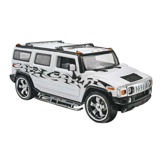 REVELL HUMMER H2 Manuales