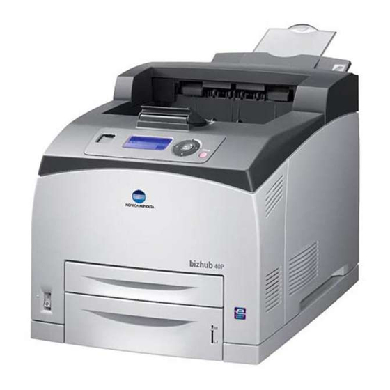 Konica Minolta bizhub 40P Guia De Instalacion