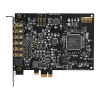 Creative Sound Blaster Audigy Rx Guia Rápido