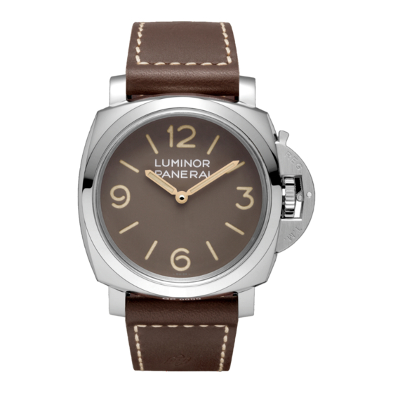 Panerai Luminor 1950 3 Days Acciaio Manual Del Usuario