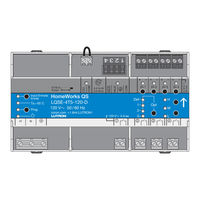 Lutron Homeworks QS LQSE-4T5-120-D Guia De Inicio Rapido