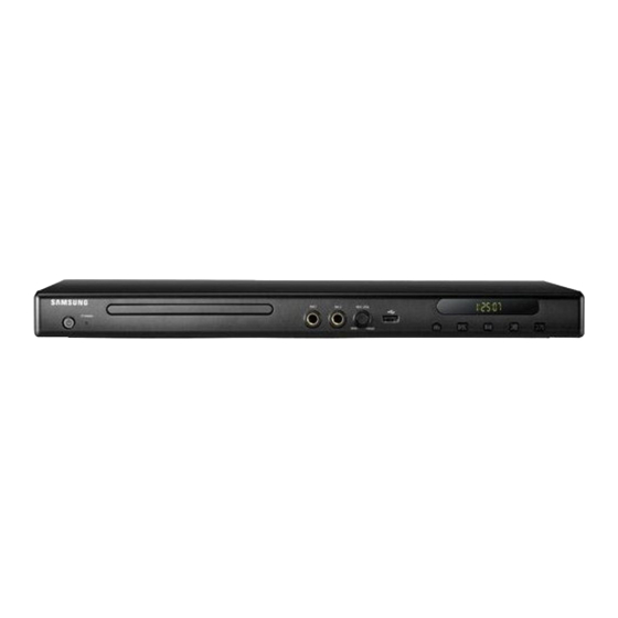 Samsung DVD-P380K Manual De Instrucciones