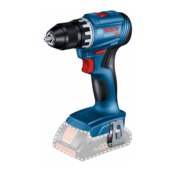 Bosch GSR 18V-45 Professional Manual Original