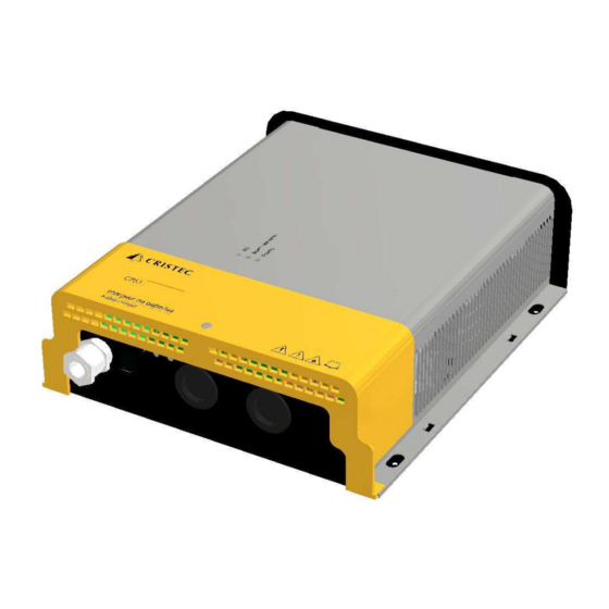 Cristec CPS3 12V/100A Manual Del Usuario