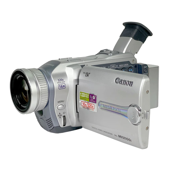 Canon MVX150i Manual De Instrucciones