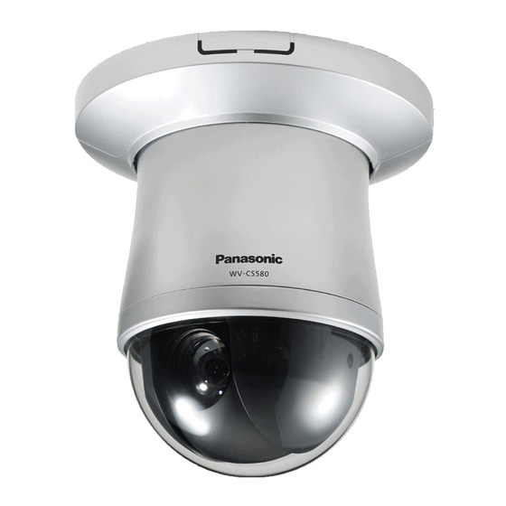 Panasonic WV-CS580/G Guia De Instalacion
