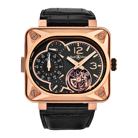 Bell & Ross BR MINUTEUR TOURBILLON Manual De Instrucciones