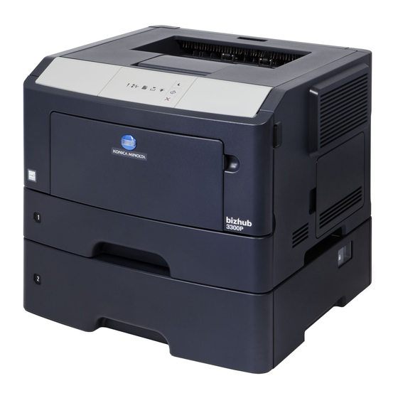 Konica Minolta bizhub 3300P Guia Del Usuario