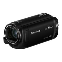 Panasonic HC-W380 Instrucciones De Funcionamiento