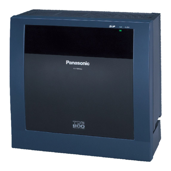 Panasonic KX-TDE600 Manual De Instalación