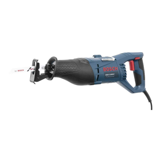 Bosch GSA 1100 E Professional Manual Original