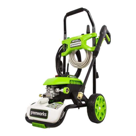 GreenWorks GPW 1803 Manual Del Operador