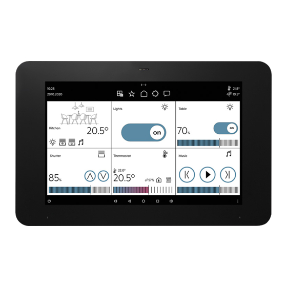 Jung KNX Smart Panel 8 Manual De Instrucciones