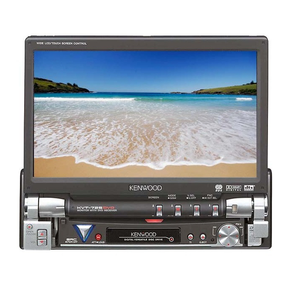 Kenwood KVT-725DVD Manual De Instalación