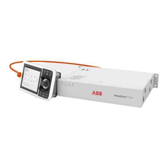ABB OmniCore E10 Manual Del Producto