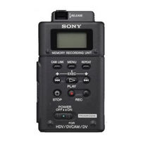 Sony HVR-MRC1K Manual De Instrucciones