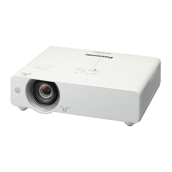 Panasonic PT-VW431DU Instrucciones De Operación