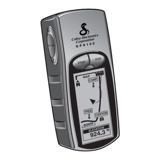 Cobra GPS 100 S Instrucciones De Uso