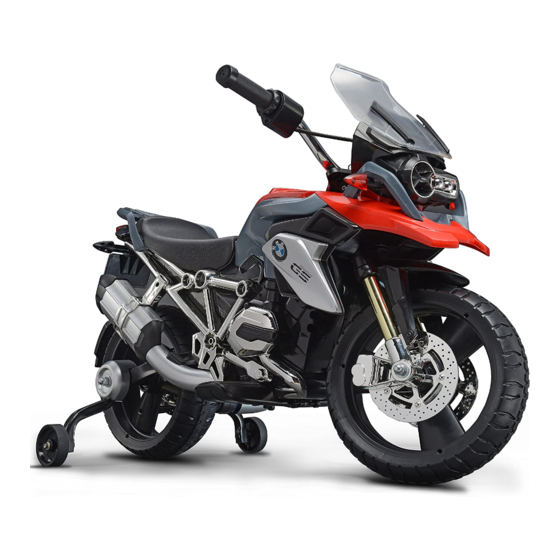 Rollplay BMW R1200 GS Motorcycle Instrucciones De Montaje