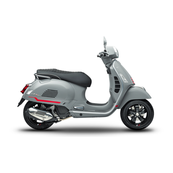 VESPA GTS Super Manual Del Usario